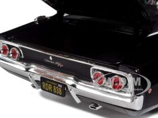   18 scale diecast car model of 1968 dodge charger r t black bullitt