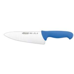   Inch 200 mm 2900 Range Wide Blade Chefs Knife, Blue