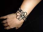   fly Butterfly BATUCADA Tattoo like Fashion Jewelry Eco Bracelet Black