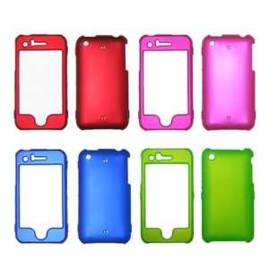 Rubberized Cell Phone Hard Cover Case for Apple iPhone 3G / iPhone 3G 