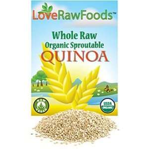 Love Raw Foods Whole Raw Organic Sproutable Quinoa (22 oz):  