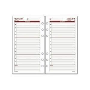 Runner Products   Calendar Page Refills, 2009, 6 Hole Punched, 2PPD, 6 