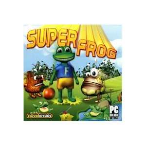   Super Frog Action Arcade Shooters Four Game Worlds Windows 98 Xp Vista