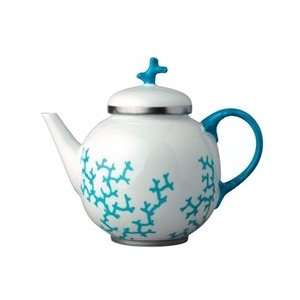 Raynaud Cristobal Turquoise Platinum Tea Pot  Kitchen 