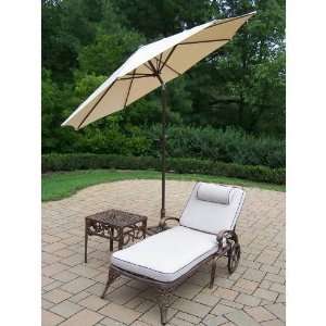   AB Mississippi 2 Pieces Chaise Lounge Set in Patio, Lawn & Garden