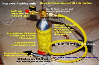 Air Flush Brush Canister/Hose/Valves HVAC Too Retrofit  
