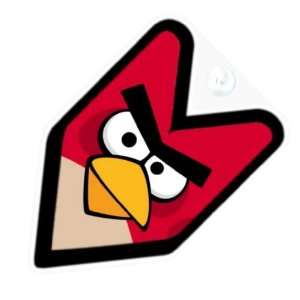  Angry Birds Red Bird Car Decal Badge: Automotive