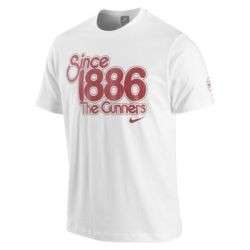 Nike ARSENAL 1886 SPECIAL EDT SHIRT SOCCER WHITE SMALL  