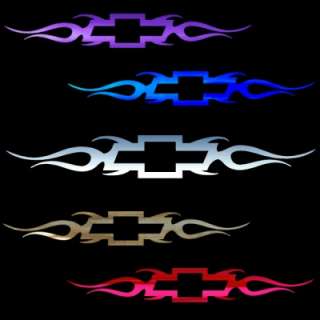 CHEVY BOWTIE 4 inch Decals Window Stickers   Any Color  