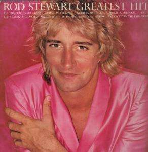 ROD STEWART greatest hits vol 1 LP 10 track & insert (rodtv1) uk riva 