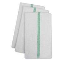 Bar Mop Mops Towels Green Center Stripe   17x20   24 pk  