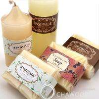 3Type Handmade Deco Label For Soap,Baking,Candle, Multi Purpose Gift 