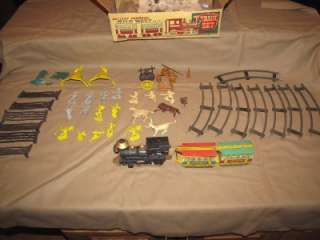 Vintage Louis Marx & Co. Wild West Train SetBattery Operated  