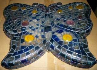 Butterfly Shaped Bird Bath Birdbath Bird Feeder NEW Acrylic 14x10.5 