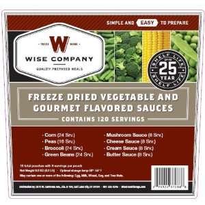 Wise Food 120 Serving Grab N Go Bucket Vegetable & Sauce Survival 