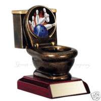 LAST PLACE BOWLING TROPHY Toilet Bowl Award  