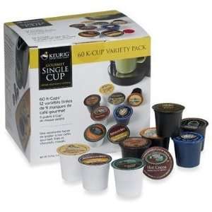 60 Keurig Flavored Coffee K Cups Variety Pack w/Organic  