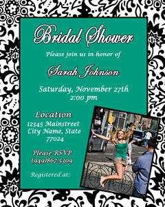 50 Personalized wedding Bridal Shower invitations  