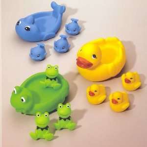  Yellow Rubber Duck Floating Squeeky Bath Tub Toy Baby