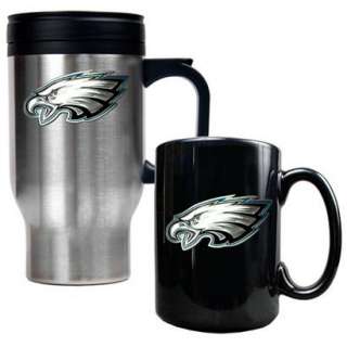 Philadelphia Eagles Travel Mug/ Coffee Mug Set.Opens in a new window