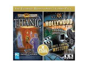    TITANIC & HOLLYWOOD MYSTERIES 2 PACK JC PC Game Encore Software