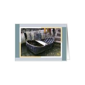  Belated Birthday   Welsh Coracle Card Health & Personal 