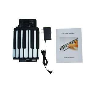   Flexible Roll up Soft Electronic Keyboard Piano Travel Accessories