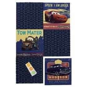 FLOR Carpet Tiles Disney Cars Blue NEW Tow Mater  