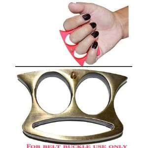  Best Womens Mini Gold Brass Knuckles Style Knuckle Duster 