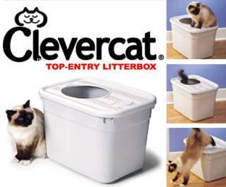 Clevercat Top Entry Litterbox Clever Cat Litter Box   Kitty Litterbox 