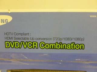 Samsung DVD V9800 1080p Upconverting VHS Combo DVD Player  