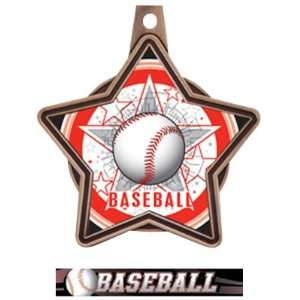 Hasty Awards All Star Insert Custom Baseball Medals BRONZE MEDAL 