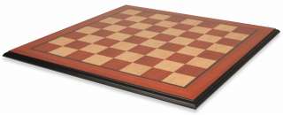 Padauk & Maple Molded Chess Board   2.375 Squares  