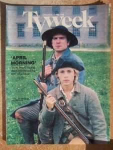   Lee Jones Chad Lowe APRIL MORNING Chicago Tribune TV guide Apr 24 1988