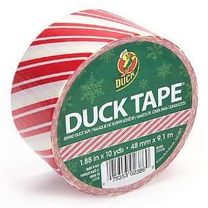   Brand Printed Duck Duct Tape Patterns 1.88 in. x 30 ft. (Candy Cane