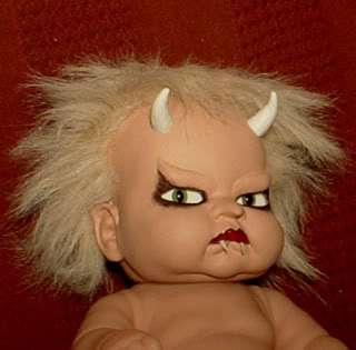 HAUNTED Demon Devil Horror Doll EYES FOLLOW YOU OOAK  