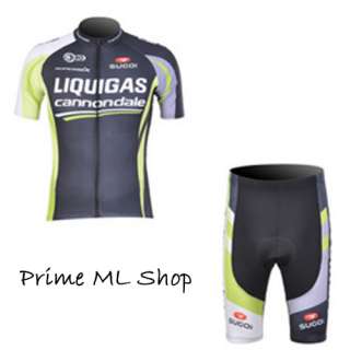 2011 BIKE OUTDOOR CLOTHES BICYCLE CYCLING JERSEY + SHORT SIZE S   3XL 