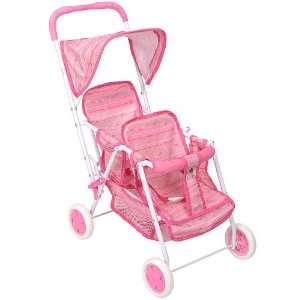  You & Me Twin BABY Doll Stroller   Pink (DESIGN MAY VARY 