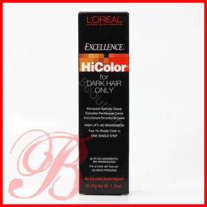 Loreal Excellence Hicolor Creme Permanent Hair Color  