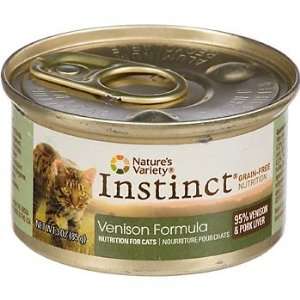   Instinct Grain Free Venison Canned Cat Food, Case of 24