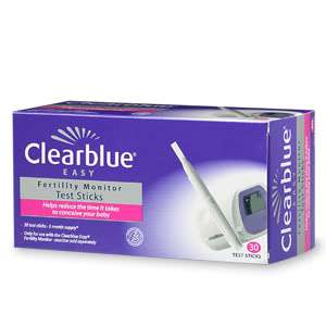 30 CLEARBLUE EASY Fertility Monitor Testing Sticks Box  