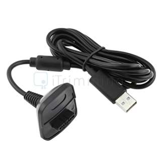For Xbox 360 Wireless Controller USB Play Charger Charging Cable 