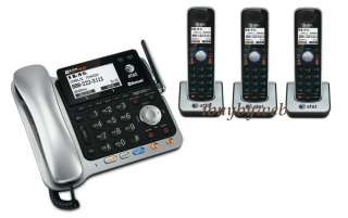 AT&T TL86109 DECT 6.0 2 Line 3 Cordless Bluetooth Phone  