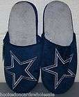dallas cowboys big logo slippers nfl mens 