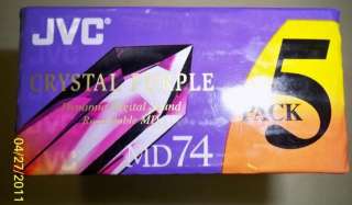 JVC MD 74 Blank MiniDisc Mini Disc 20 pack PURPLE BRAND NEW  