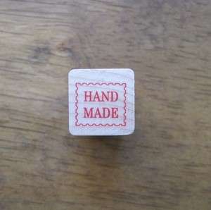 Decorative Stamps Rubber Stamp_Mini Handmade Label stamp  