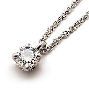 Tiffany & Co Solitaire Diamond Pendant Necklace Solid Platinum Fine 
