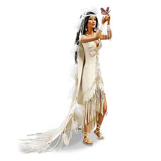 Fine Porcelain Bride Doll: Love Takes Wing  