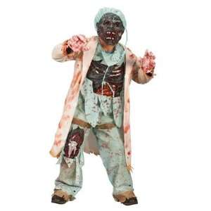    Zombie Doctor Child Large Horror Monster Costume Toys & Games