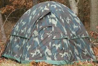   Camouflage Military 3 Man Person Hexagon Dome Waterproof Tent  